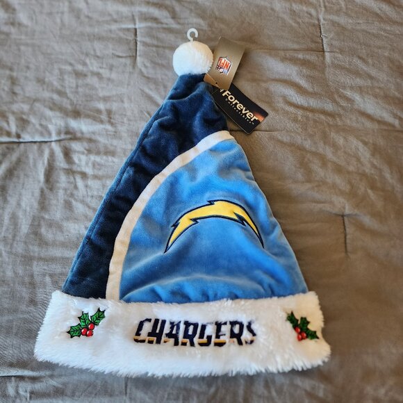 NFL Chargers Holiday Santa Hat NWT - Picture 1 of 2
